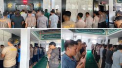 Polres Gorontalo Gelar Sholat Gaib, Atas Tiga Anggota Polri Polda Lampung Gugur Dalam Tugas.